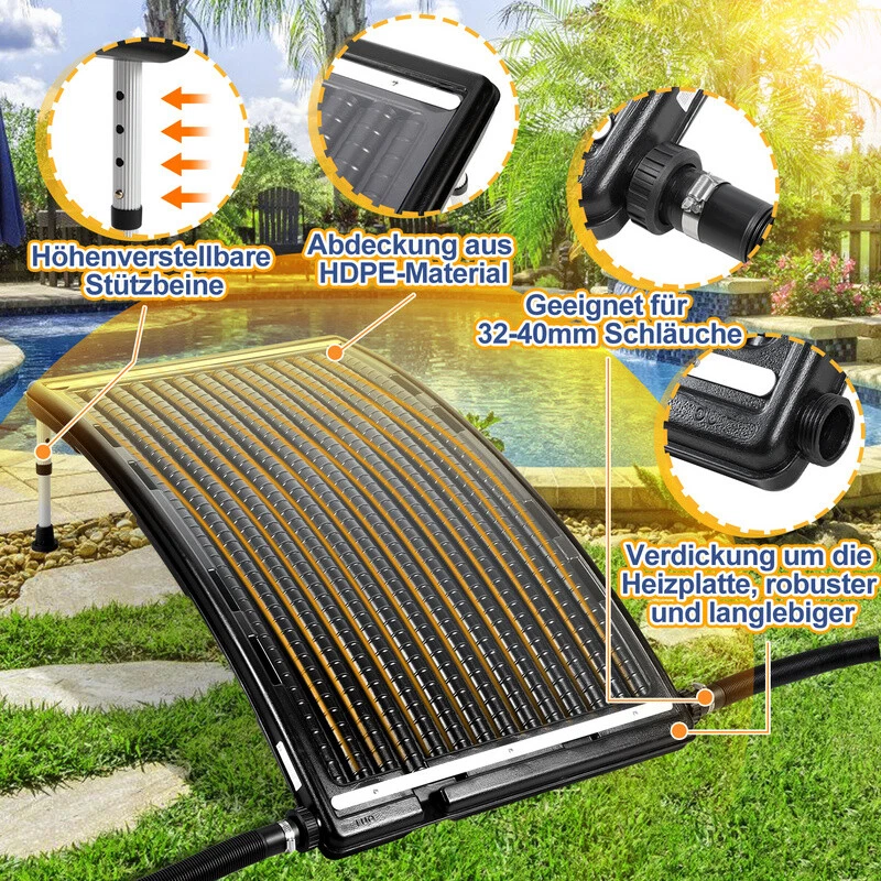 Solarheizung Solarkollektor Poolheizung Pool Solarheizung Pool Solarabsorber - Bild 3 von 4