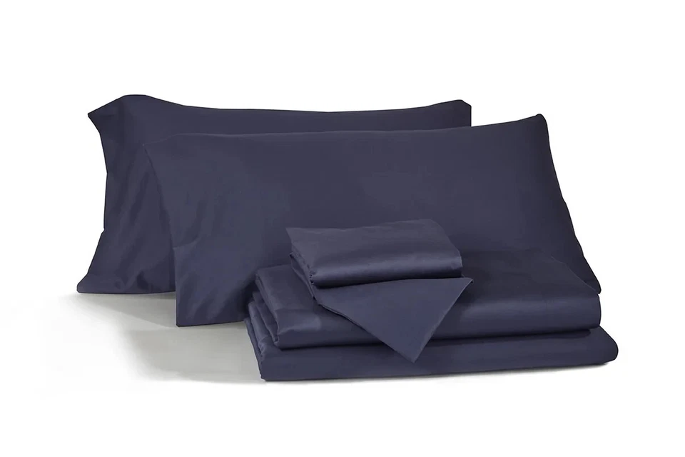 Juego de sábanas Deluxe de algodón, satén 500 TC King o Queen Foto 2 de 3