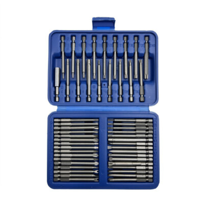 Bit-Satz 50tlg Bitbox Bitset Lang 75 mm Torx Inbus Spezialbits Sicherheitsbits