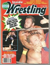 EB1685  IVAN PUTSKI  KEN PATERA  signed Vintage Wrestling Magazine w/COA