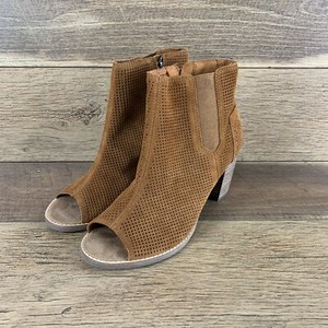 toms booties peep toe