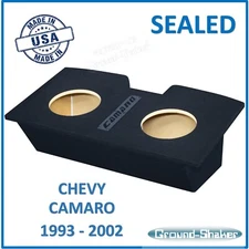 Chevy Camaro 1993-2002 Dual Sub Box Subwoofer Enclosure Speaker Box