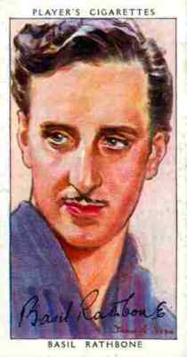 Basil Rathbone Zigarettenkarte 1 A3 Fotodruck Poster
