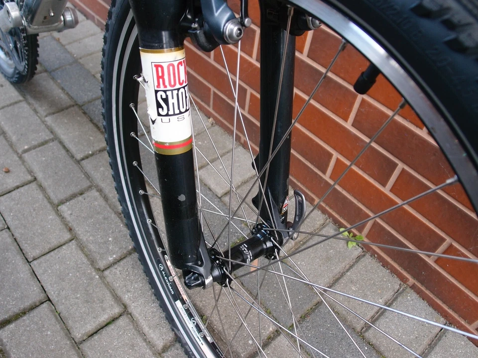 1990-е MTB Cheyenne 18'' алюминий 7005 трубки Shimano Deore LX Alexrims Rock Shox - Изображение 4 из 4