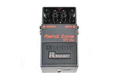 Used Boss MT-2W Waza Craft Metal Zone Distortion Guitar Effects Pedal