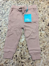 Posh Peanut Baby Joggers Waffle Macchiato Brown size 6-12 mo