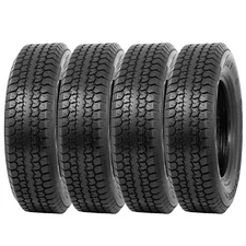 Set 4 ST205/75D14 Boat Trailer Tires 205 75 14 6PR Replacement Tyre Load Range C
