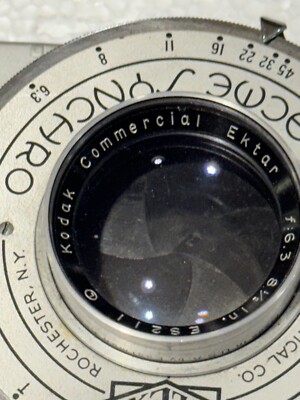 Kodak Commercial Ektar N 3 Acme Synchro 8 1/2 8.5in F6.3 Large