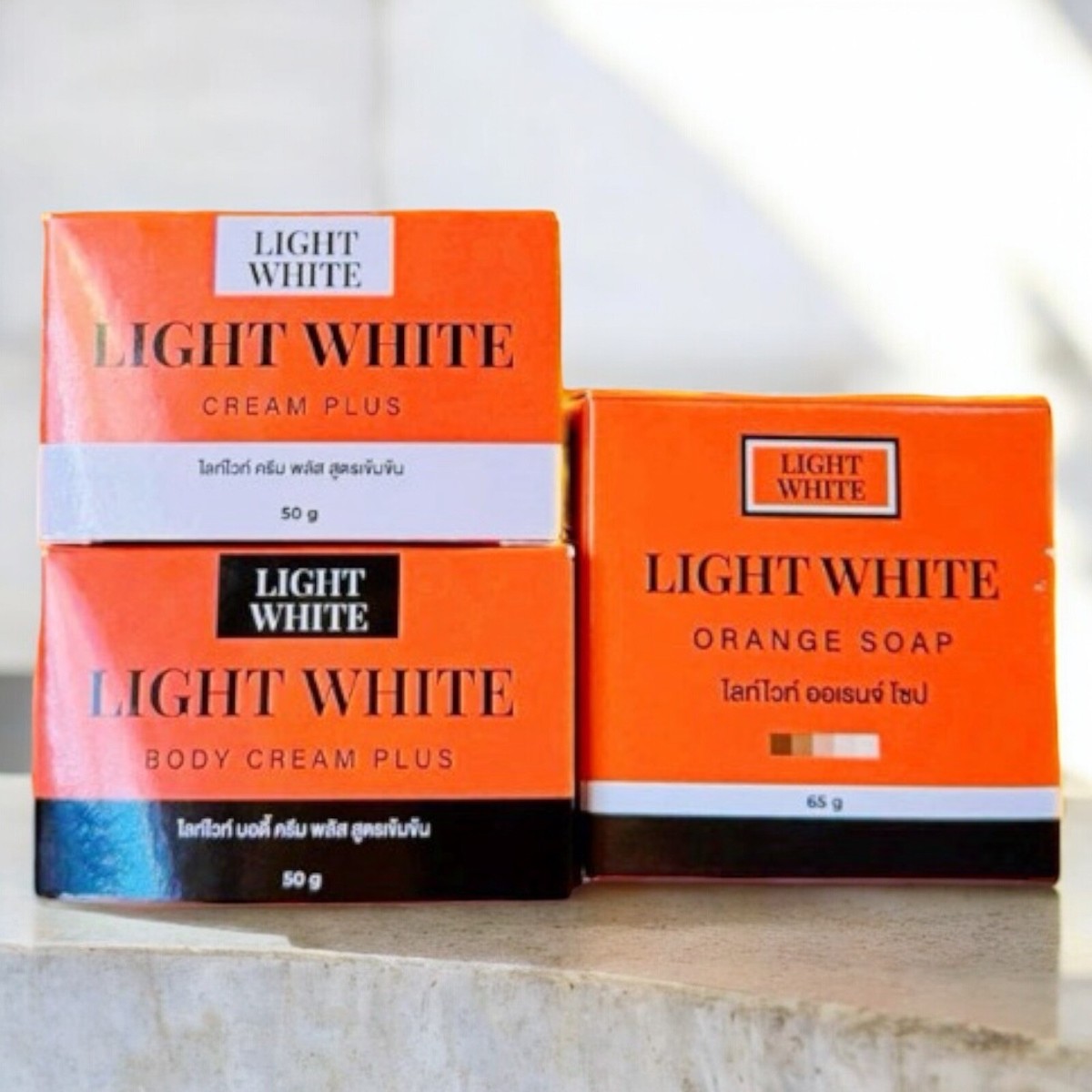 Cream Set Light White Body Skin Care x10 Concentrated Aura