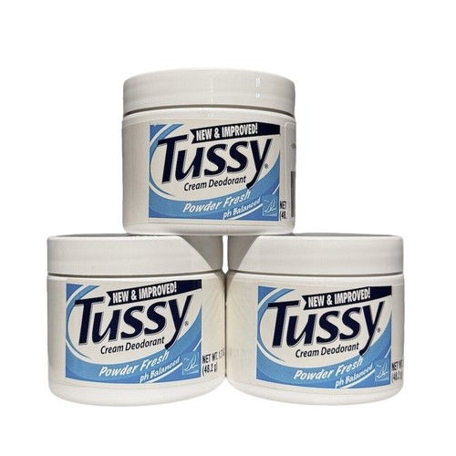 Tussy Deodorant Cream – Powder Fresh, 1.70 Oz – Original Fresh Spice Scent-499277