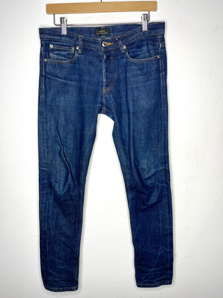 APC 29x30 Petit New Standard Selvedge Jeans Butler Blue Cure