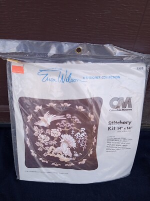 Kit De Broderie Créative Crewel Vintage 1972 Erica Wilson - Columbia-Minerva, Neuf
