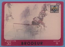 1997-98 (DEVILS) Upper Deck Diamond Vision Signature Moves #5 Martin Brodeur