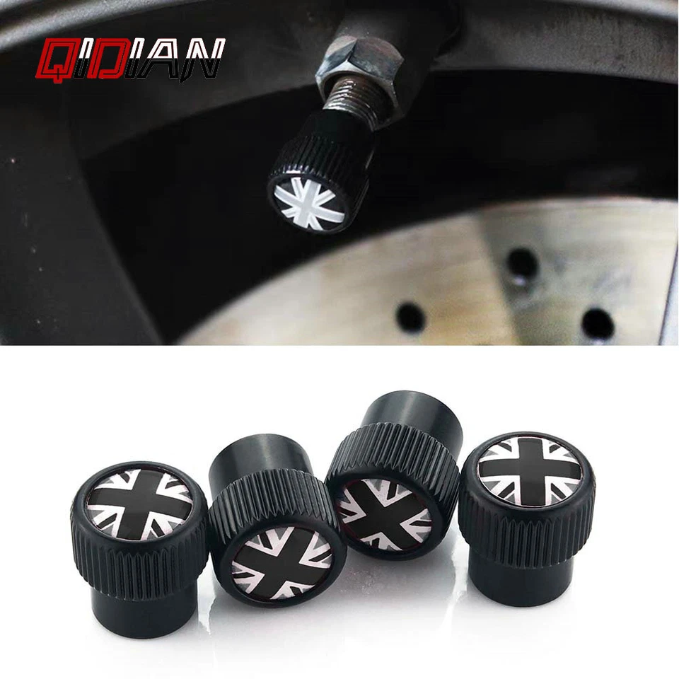 Universal Car Wheel Tire Valve Caps Metal Valve For All Cooper S One JCW Modle - Image 4 of 4