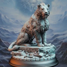 Sabka Giant Sabertooth Tiger Miniature | D&D DnD