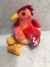 Ty Beanie Baby Strut The Rooster 1996 Retired Vintage Plush A17