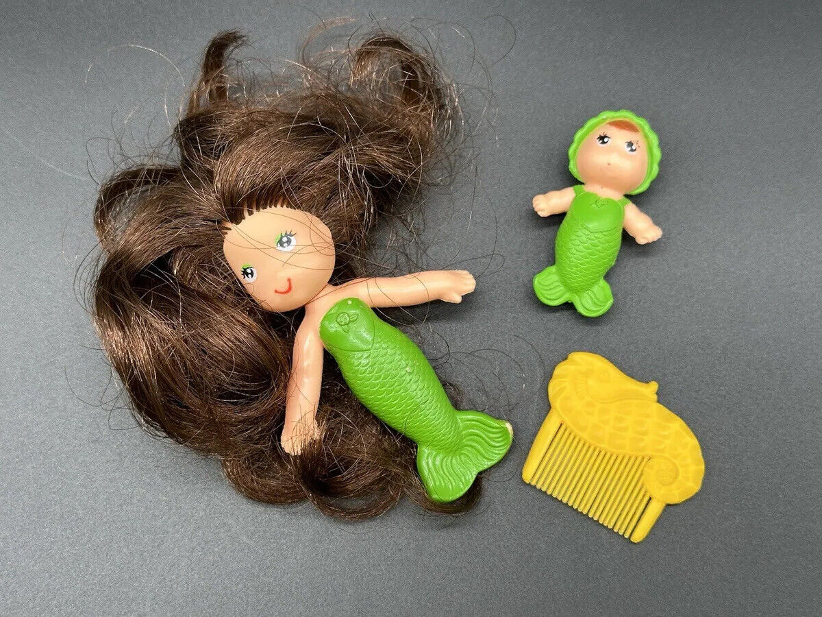 Vtg Sea Wees Shelly & Baby Sprite & Comb by Kenner 1979 Vtg Sea Wees Shelly & Baby Sprite & Comb by Kenner 1979