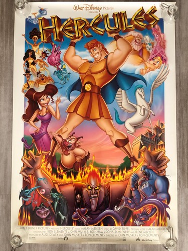 Disney Animation Original Hercules poster 40 inches x 27 inches - Afbeelding 1 van 4