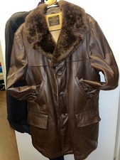 Bert Paley LTD Tailored Espressly For Morville Philadelphia Brown Leather Coat F