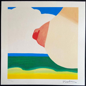 Tom Wesselmann Lithograph COA Original Gagosian Signed Op Numbered By Hand