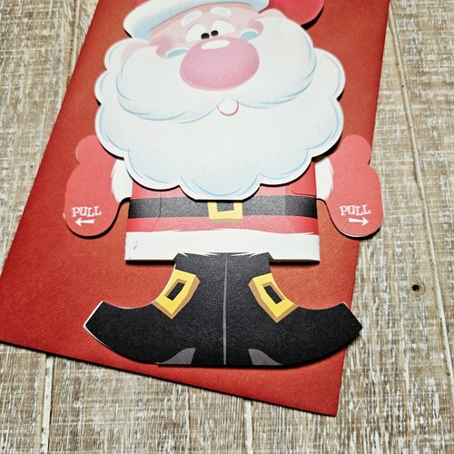 Christmas Greeting Card 6x8 Santa Musical Pop Out Red White Extra Jolly Hallmark - Picture 3 of 6