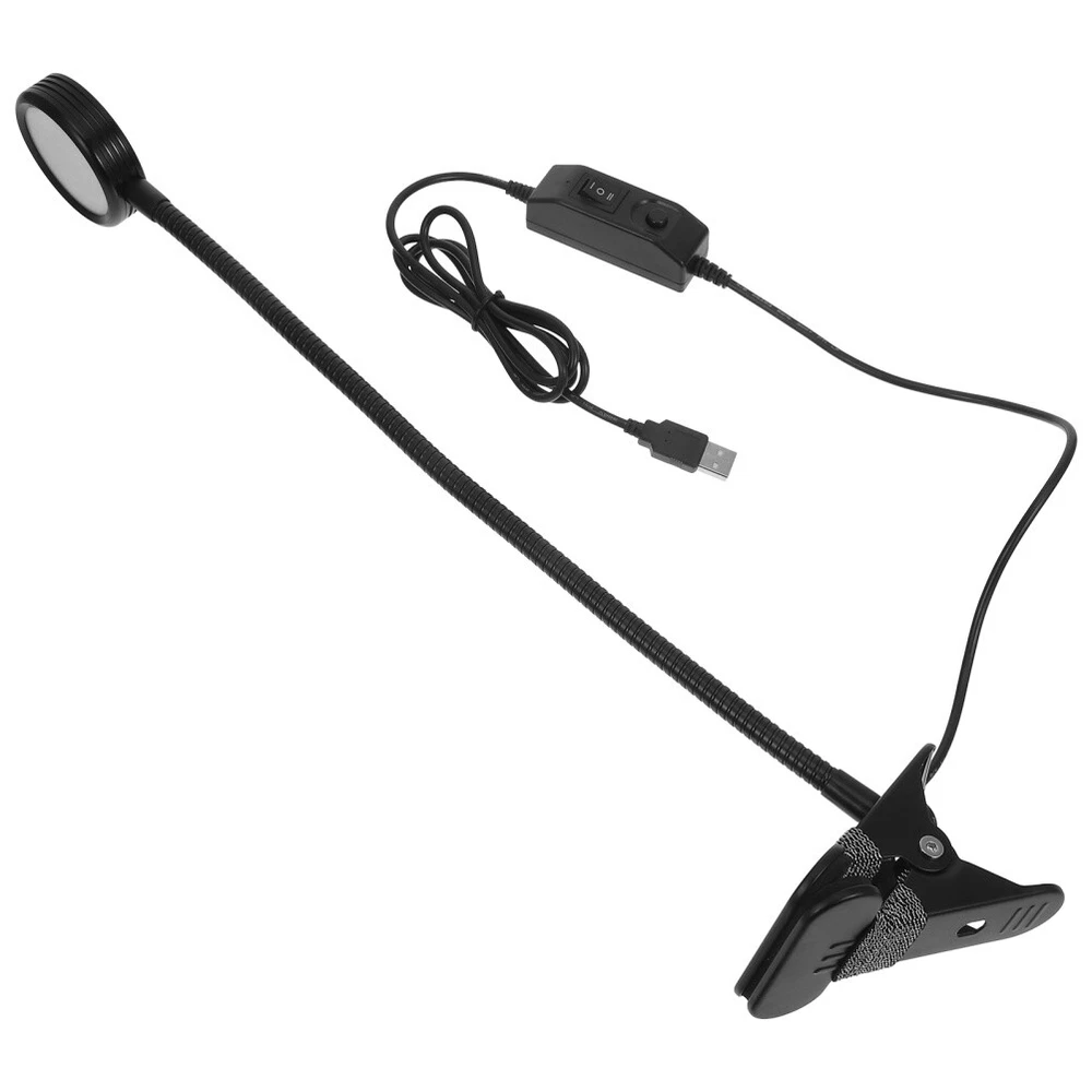 Adjustable LED Clip-On Reading Light for Laptop Stands & Books