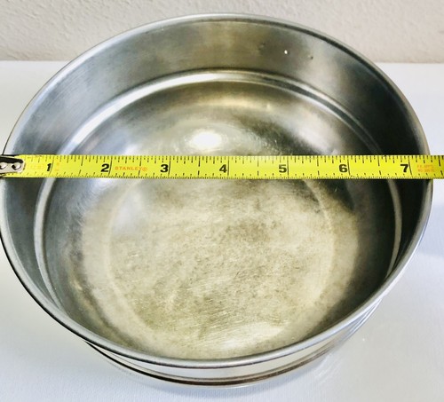 Stainless Steel Bowl Camping Cooking Clean Great Condition No Handle No Lid - Picture 3 of 5