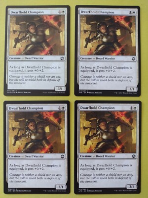 Dwarfhold Champion - Adventures in the Forgotten Realms - MTG (4er Set) 