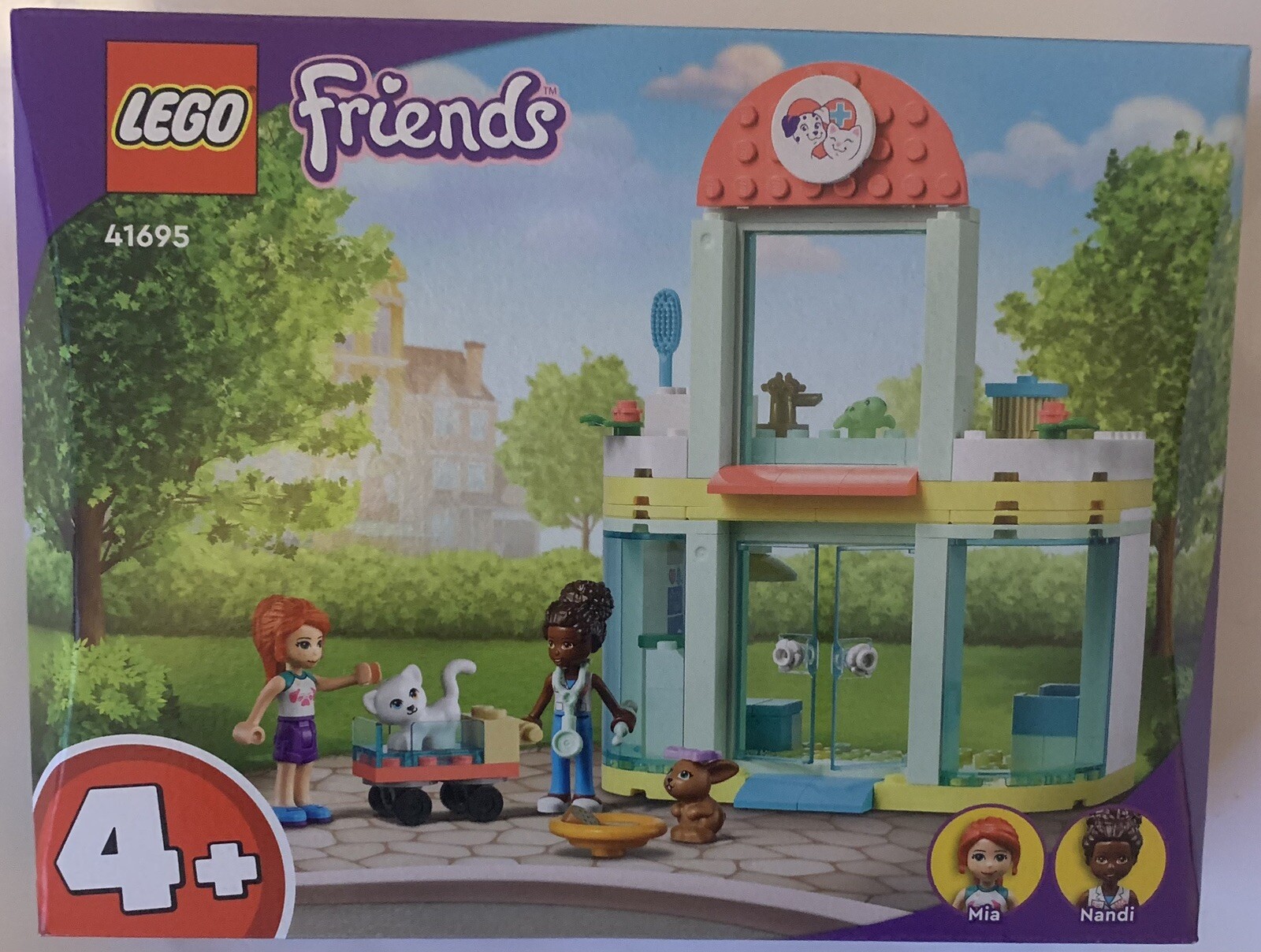 LEGO Friends Pet Clinic Vet Set, Animal Rescue Toy 41695