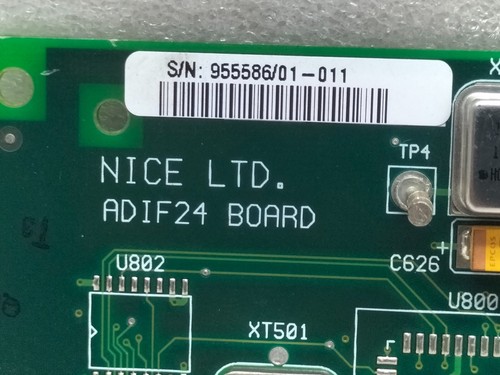 NICE SYSTEMS ADIF24 BOARD 150A0055-02 ASSY 503A0096-1A - Picture 2 of 14