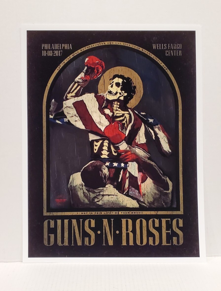 限定　Guns N' Roses 2022　Lithograph ポスター 限定 Guns N' Roses 2022 Lithograph ポスター GUNS N' ROSES