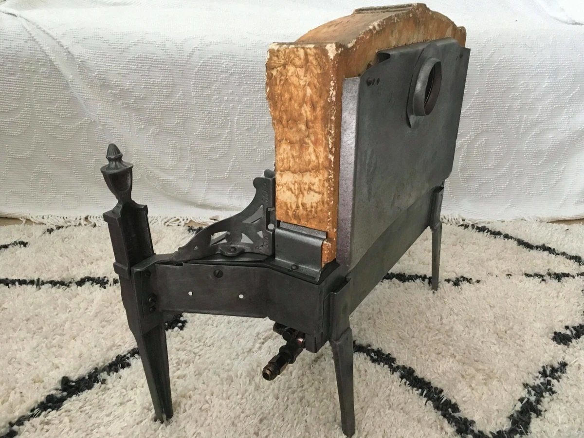 Antique Gas Space Heater 1929 W.L. Sharp Cast Iron Stove Fireplace Insert |  eBay