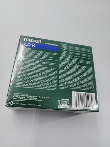 Maxwell Discs CD-R 700 MB 80 MIN 1x To 24x Recordable New Sealed 10 Pack - Picture 5 of 6