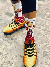 Custom Crew Socks Personalized Designed Athletic OSFA Men/Women/Kids