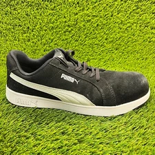 Puma Iconic Suede S1P Mens Size 11 Black Composite Toe Work Safety Shoes