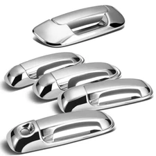 For 2002-2008 Dodge Ram 1500 2500 3500 Chrome 4 Door Handle + Tailgate Covers
