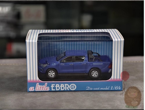 EBBRO 1:64 Toyota Hilux Pickup Coche Modelo Aleación Diecast Adultos Regalos Azul/Rojo - Imagen 13 de 24