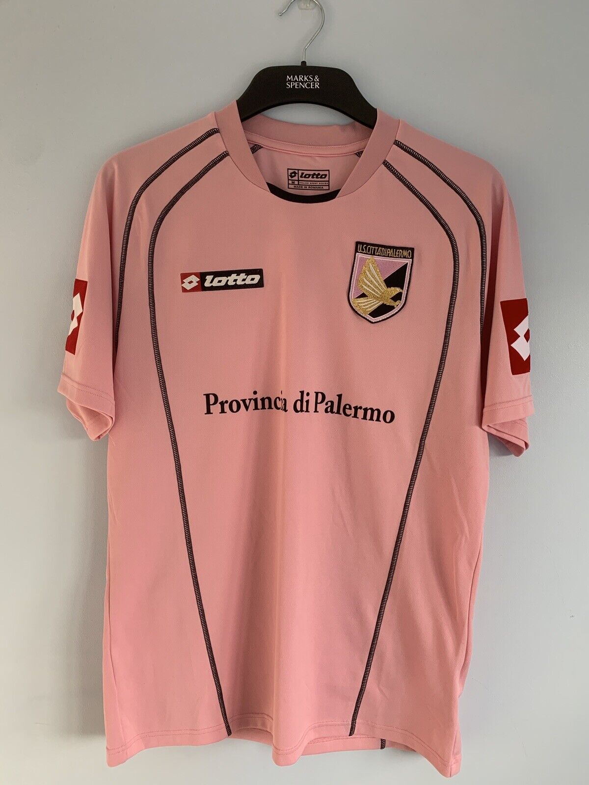 2005/06 Palermo 3rd Kit Football Shirt / Vintage Lotto Soccer Jersey