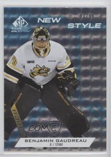 2021 SP Game Used CHL Edition Teal Foilboard 3/10 Benjamin Gaudreau #NS-BG 0c3