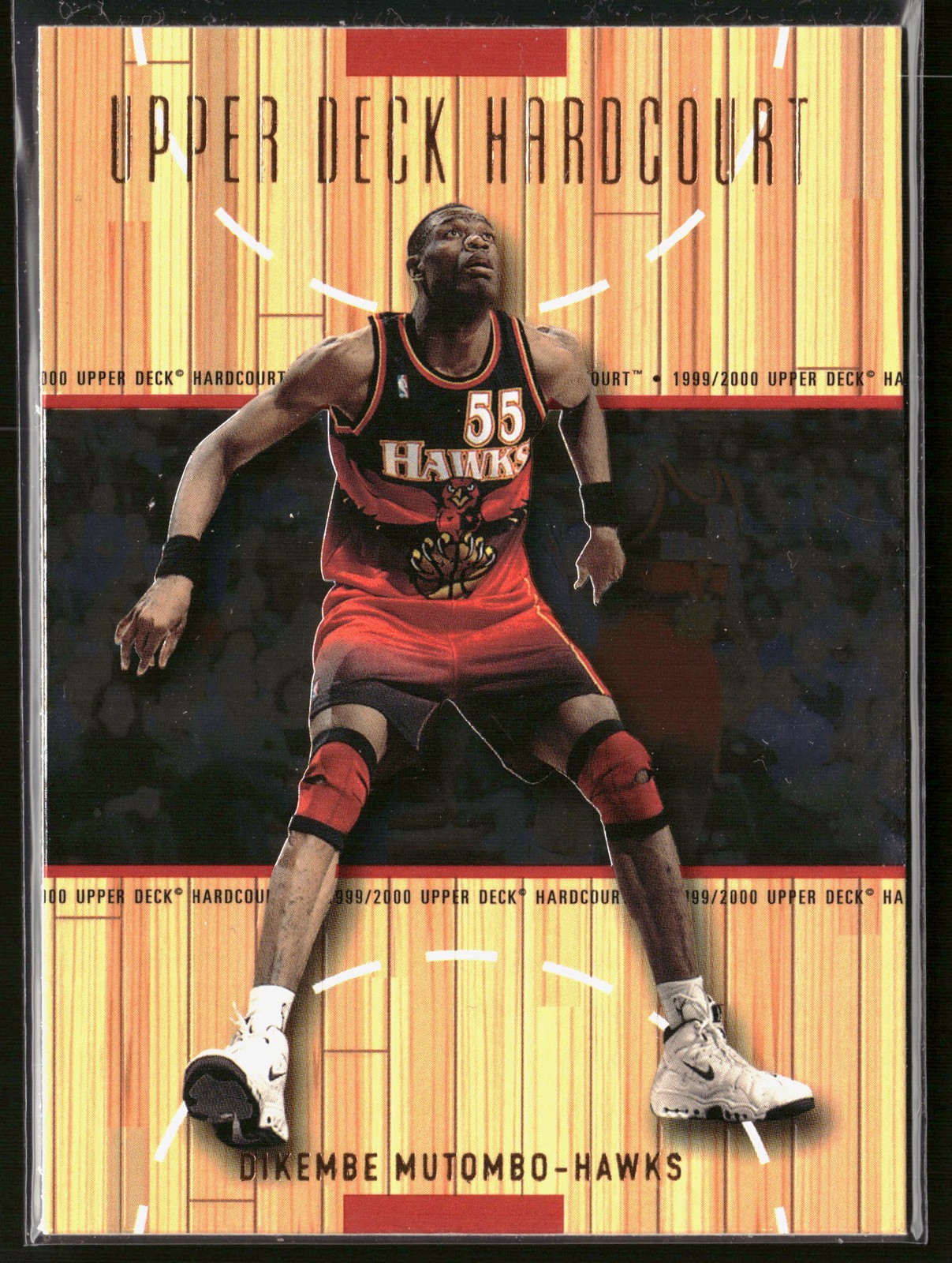 Dikembe Mutombo 1999-00 Upper Deck Hardcourt #1 Atlanta Hawks