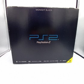 PS2 PlayStation 2 Console Midnight Black SCPH-50000 Boxed Manual Japanese Tested