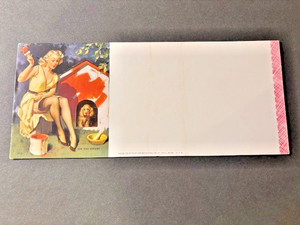 1950's ELVGREN PIN-UP BLOTTER   "ON THE HOUSE"