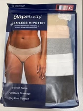GAP BODY Women's Seamless Hipster Underwear 5 Pack Assorted Sizes NIP
