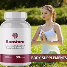 1-3 PACKS Boostaro Capsules -Boostaro -Blood Flow Virility For Men 60 Caps UK