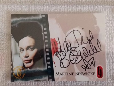MARTINE BESWICK Hammer Horror HA9 Signed Autograph Card Strictly Ink * 500 Made
