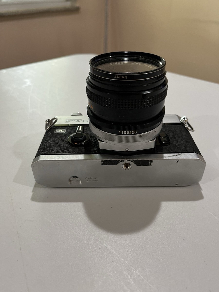 Excellent+5] Canon FTb QL Black 35mm SLR Film Camera w/ FL 50mm F2