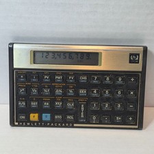Vintage HP 12C Financial Calculator Made in Brazil - Tested Works w/ Case HP12C