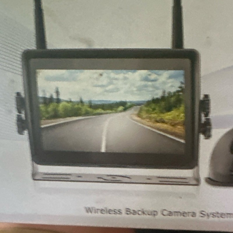 WF7 Wireless Rear View Camera Kit w/ 7" LCD Monitor, Universal Fit
