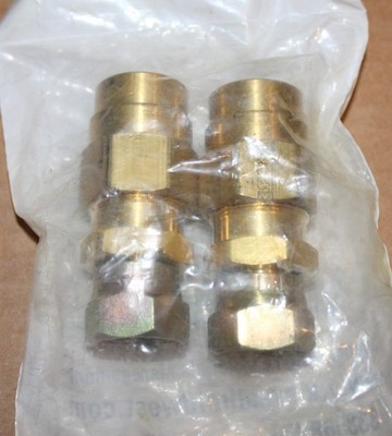 Kimball Midwest Hydraulic Brass Fittings 3/8'' Hose x 3/4-20 Female 33806BY76 USA