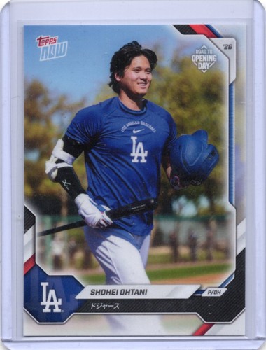 2026 Topps Now Road to Opening Day Los Angeles Dodgers #OD-271 Shohei Ohtani